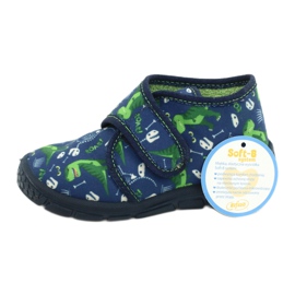 Chaussures enfant Befado 538P037 blanc bleu marine vert 6