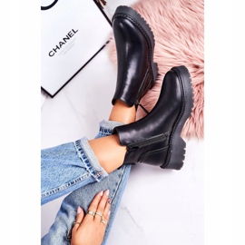 J.STAR But Bottes Chaudes Femme Sur Une Semelle En Caoutchouc Black Moon Walk le noir 3
