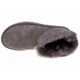 Chaussures Ugg Mini Bailey Bow Ii W 1016501-GRIS le noir 2