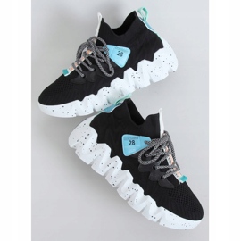 Noir NB387 Chaussures de sport à semelles hautes noires le noir 1