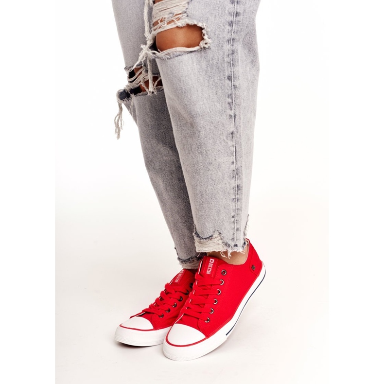 Baskets Basses Femme Big Star Rouge DD274339 2