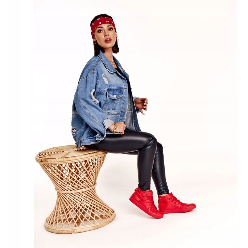 Baskets Femme Big Star Rouge V274529 1