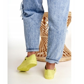 Baskets Femme Big Star Lime AA274012 jaune 9