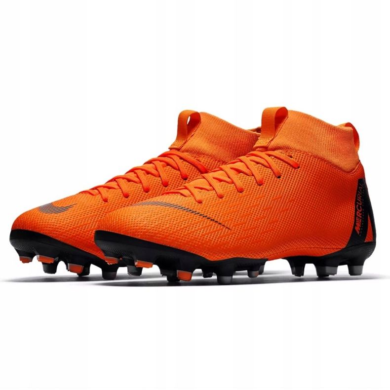 Nike Mercurial Superfly 6 Academy Gs Mg Jr AH7337-810 chaussures de football orange 3