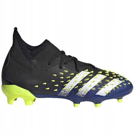 Chaussures de football adidas Predator Freak.1 Fg Junior noir-marine-vert FY0744 le noir le noir 1