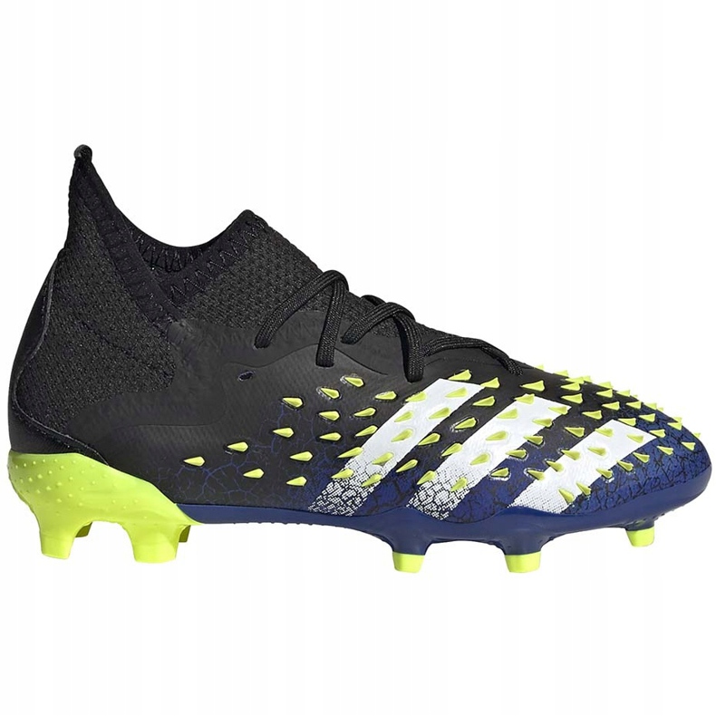 Chaussures de football adidas Predator Freak.1 Fg Junior noir-marine-vert FY0744 le noir le noir 1