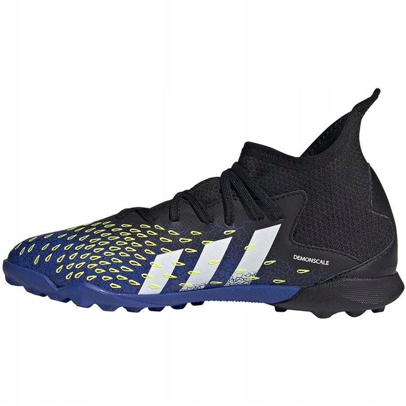 Chaussures de football adidas Predator Freak.3 Tf Junior noir et bleu FY0624 1