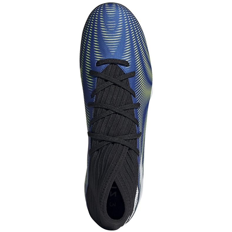 Adidas Nemeziz.3 Tf chaussures de football bleu-vert-noir FW7407 1