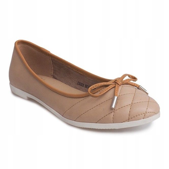 Ballerines Avec Noeud CS003 Beige 1