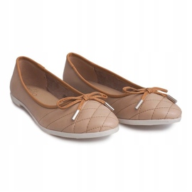 Ballerines Avec Noeud CS003 Beige 2