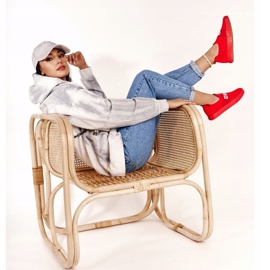 Baskets Femme Slip-on Big Star FF274220 Rouge 1