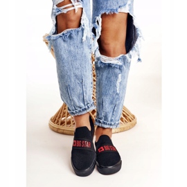 Baskets Femme Slip-on Big Star FF274221 Noir 2