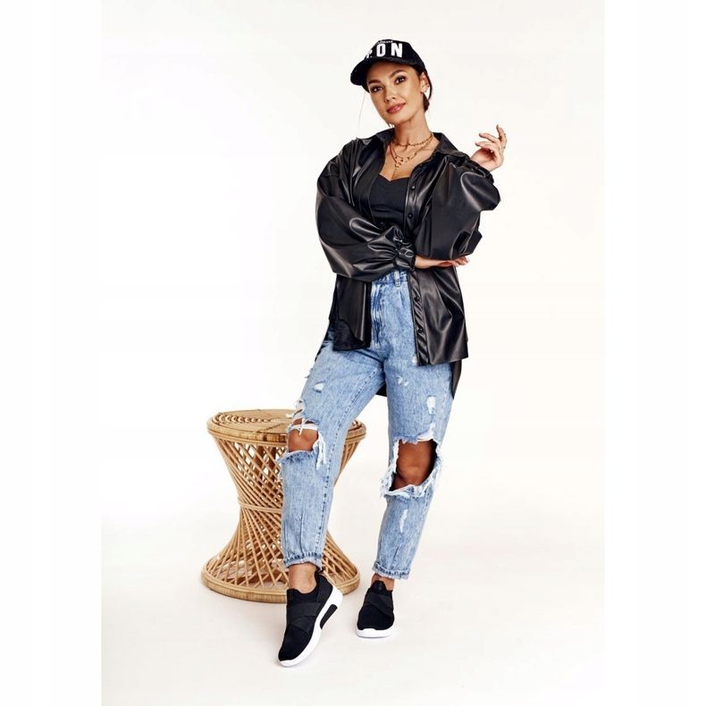 Chaussures de sport pour femmes Slip-on Memory Foam System Big Star FF274890 Noir 1