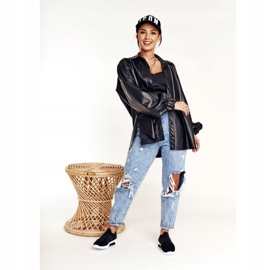 Chaussures de sport pour femmes Slip-on Memory Foam System Big Star FF274890 Noir 2