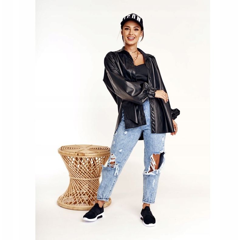 Chaussures de sport pour femmes Slip-on Memory Foam System Big Star FF274890 Noir 2