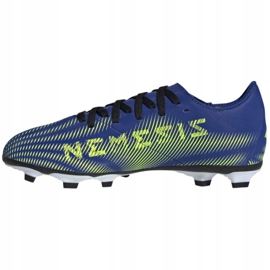 Chaussures de football Adidas Nemeziz.4 FxG Jr FY0822 multicolore bleu 1