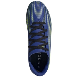 Chaussures de football Adidas Nemeziz.4 FxG Jr FY0822 multicolore bleu 2
