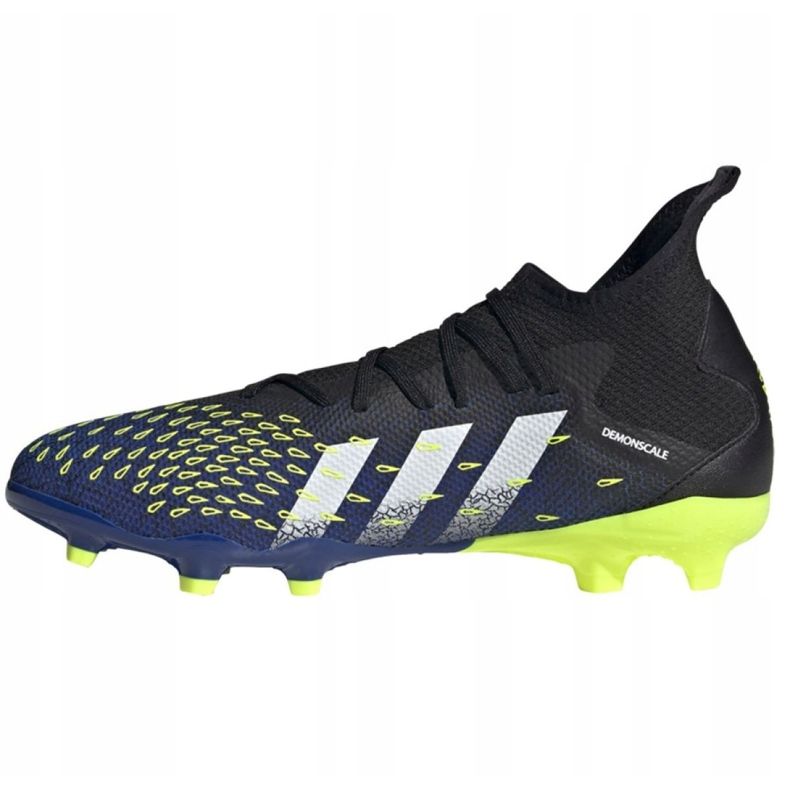 Chaussures de foot Adidas Predator Freak.3 Fg M FY0610 blanc, noir, royal le noir 1