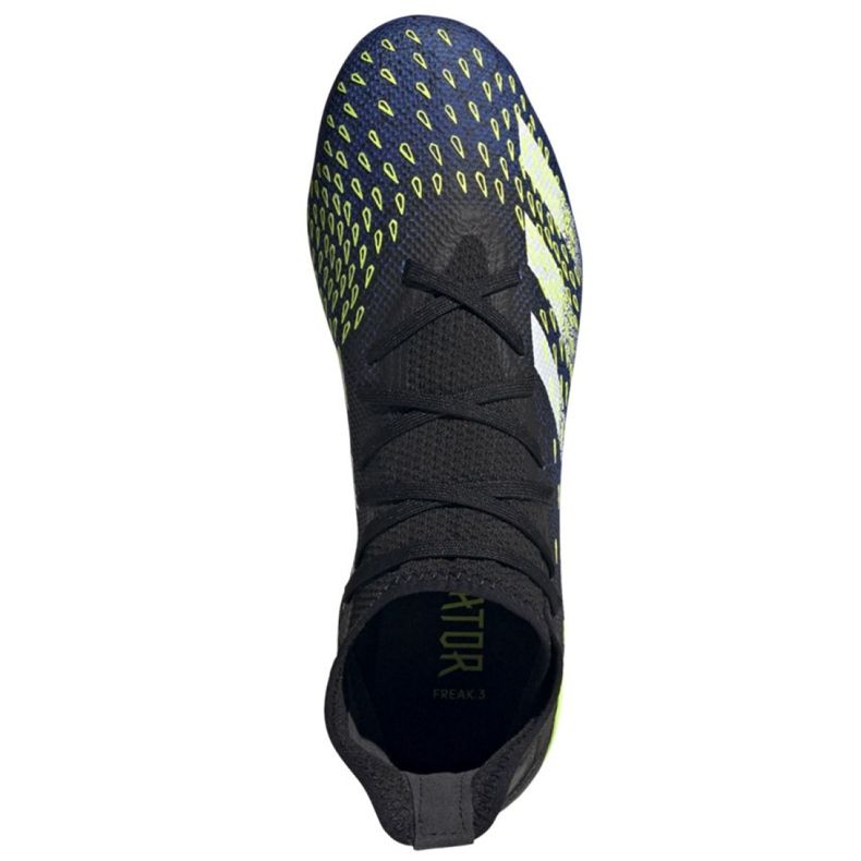 Chaussures de foot Adidas Predator Freak.3 Fg M FY0610 blanc, noir, royal le noir 2