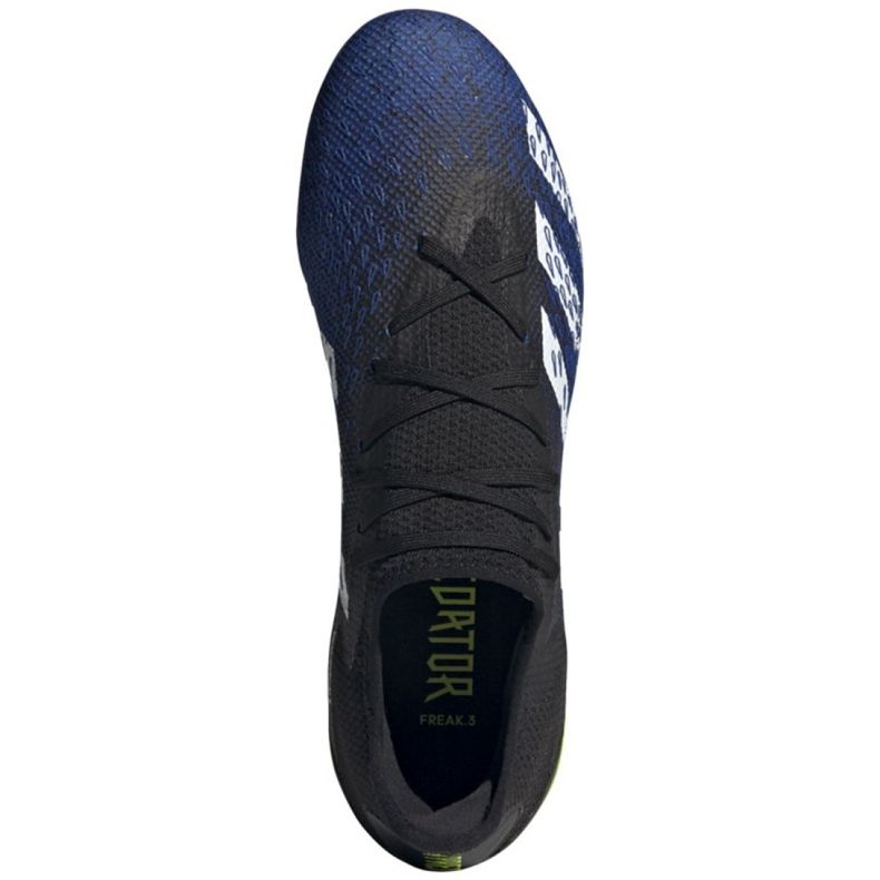 Chaussures de foot Adidas Predator Freak.3 L Fg M FY0615 blanc, noir, royal noir 2