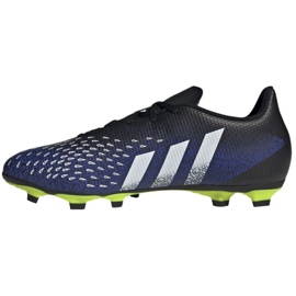 Chaussures de foot Adidas Predator Freak.4 FxG M FY0625 blanc, noir, royal noir 1