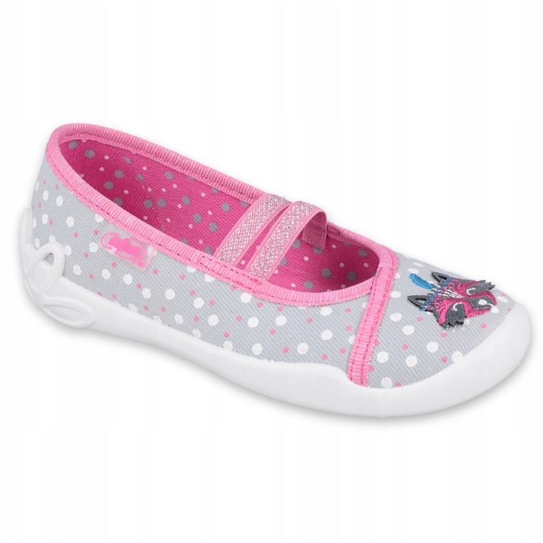 Chaussures enfant Befado 116X285 rose gris 1