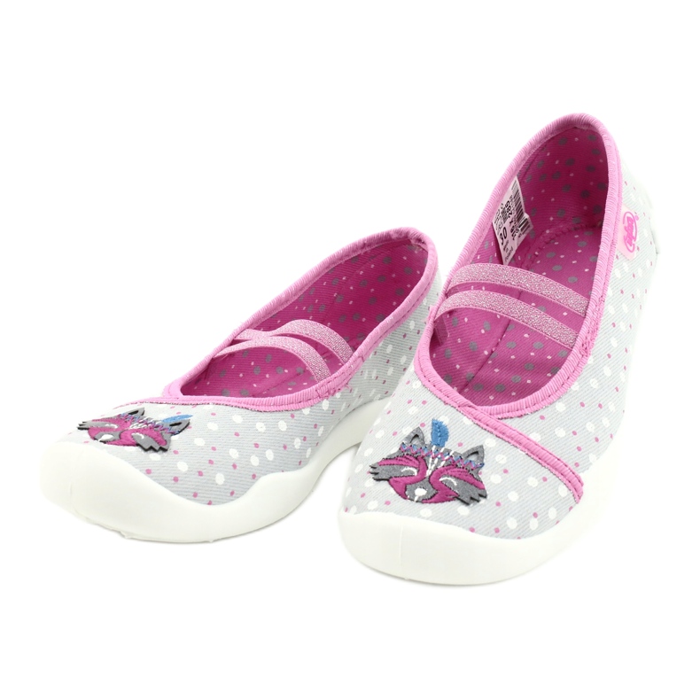 Chaussures enfant Befado 116X285 rose gris 3