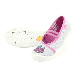 Chaussures enfant Befado 116X285 rose gris 4