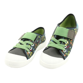 Chaussures pour enfants Befado 251Y164 gris multicolore vert 3