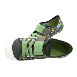 Chaussures pour enfants Befado 251Y164 gris multicolore vert 5