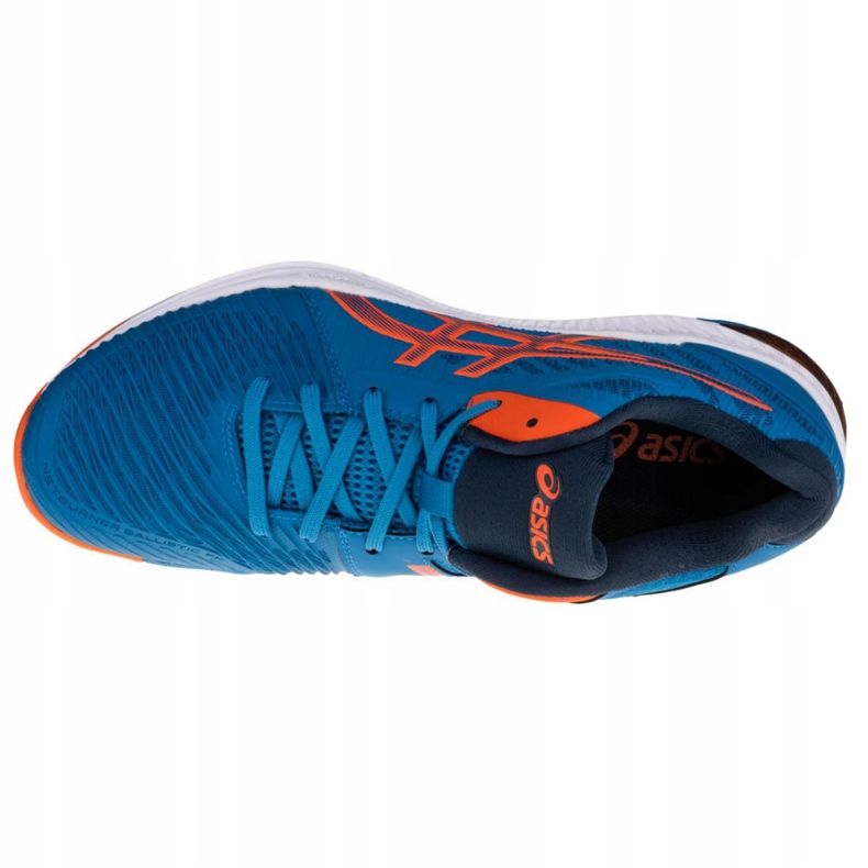 Chaussures Asics Netburner Ballistic Ff Mt 2 M 1051A042-402 blanche bleu 2