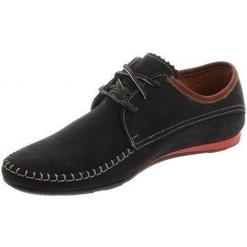 Lemar Mocassins à lacets pour hommes 872 noir avec marron brun le noir 1 Lemar Mocassins à lacets pour hommes 872 noir avec marron brun le noir 1