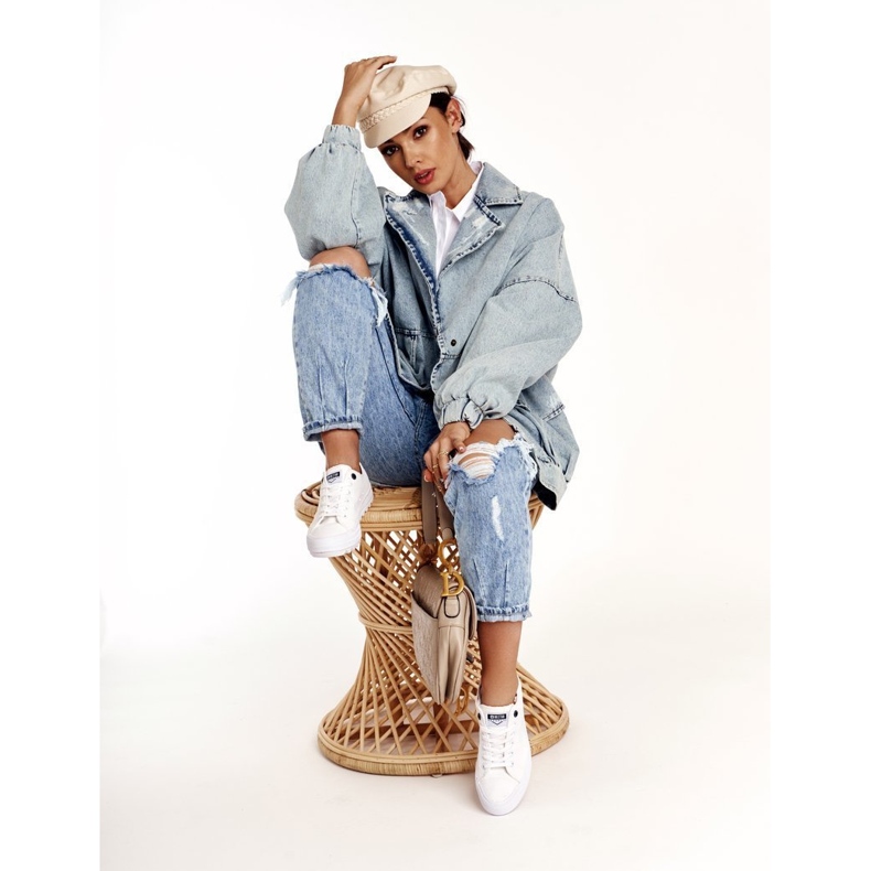 Baskets Femme Big Star FF274245 Blanc 2