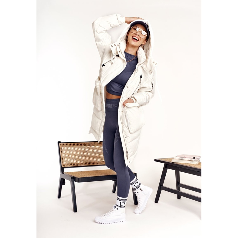 Baskets Hautes Femme Big Star FF274241 Blanc blanche 2 Baskets Hautes Femme Big Star FF274241 Blanc blanche 2