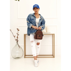 PS1 Chaussures de sport femme Sneakers Blanc Nova blanche rouge bleu marin 2