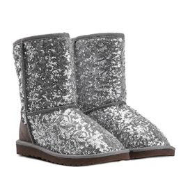 Bottes isolées argent, type emu 889 gris 1