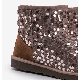 Bottes isolées marron, type emu 886 brun 4