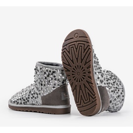 Bottes isolées argent, type emu 886 2