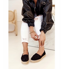 PS1 Espadrilles Femme Sur Une Plateforme De Paille Noir Febi 1 PS1 Espadrilles Femme Sur Une Plateforme De Paille Noir Febi 1