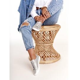 Baskets en cuir pour femmes Big Star HH274143 Argent 1 Baskets en cuir pour femmes Big Star HH274143 Argent 1