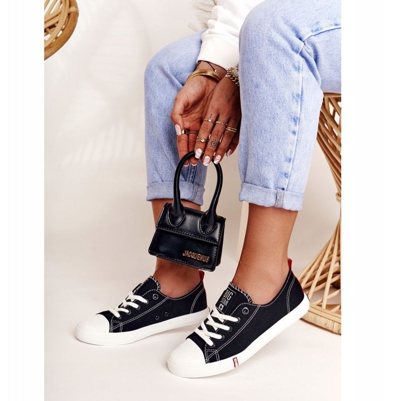 Baskets Femme Big Star FF274085 Noir et Rouge 1