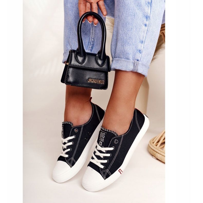 Baskets Femme Big Star FF274085 Noir et Rouge 2