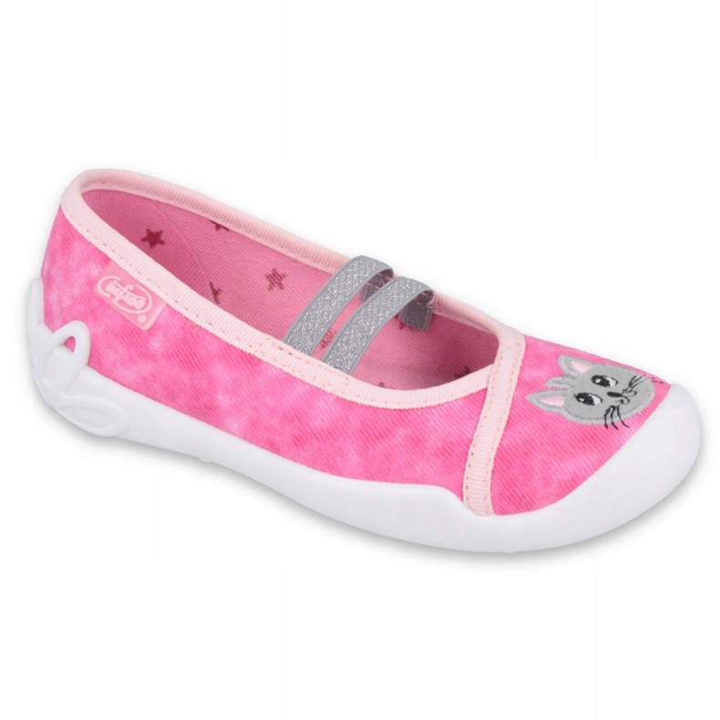 Chaussures enfant Befado 116X290 rose argent gris 1