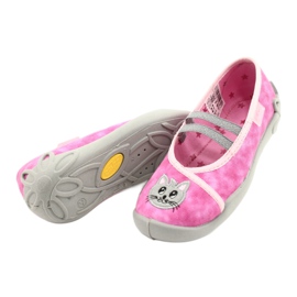 Chaussures enfant Befado 116X290 rose argent gris 4
