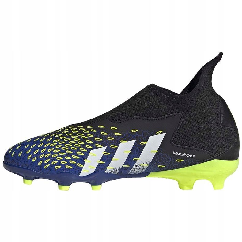 Chaussures de football adidas Predator Freak.3 Ll Fg noir-vert-bleu marine Junior FY0618 1