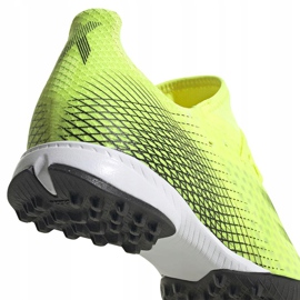 Adidas X Ghosted.3 Tf chaussures de football jaune-noir FW6944 4