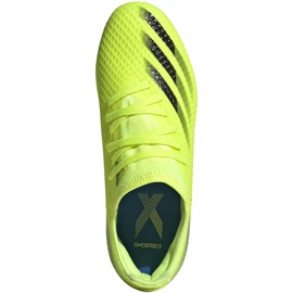 Chaussures de football Adidas X Ghosted.3 Fg Junior jaune-noir FW6934 1