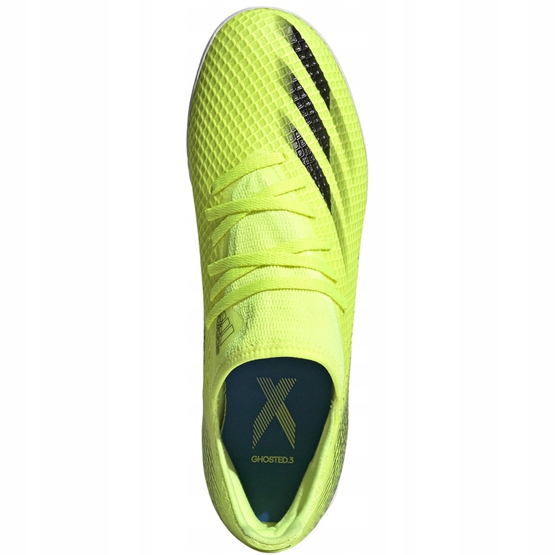 Adidas X Ghosted.3 In chaussures de football jaune-noir-blanc FW6937 1