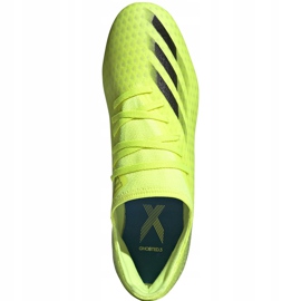 Chaussures de football Adidas X Ghosted.3 Fg jaune-noir FW6948 1