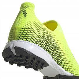 Adidas X Ghosted.3 Ll Tf chaussures de football jaune-noir FW6971 4